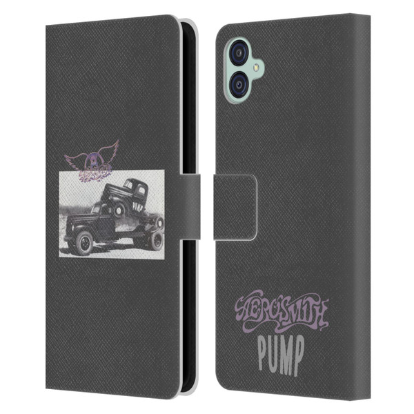 Aerosmith Black And White The Pump Leather Book Wallet Case Cover For Samsung Galaxy M04 5G / A04e