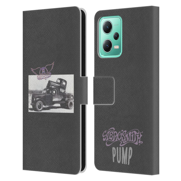 Aerosmith Black And White The Pump Leather Book Wallet Case Cover For Xiaomi Redmi Note 12 5G