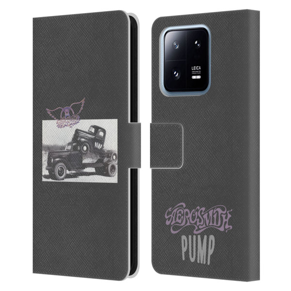 Aerosmith Black And White The Pump Leather Book Wallet Case Cover For Xiaomi 13 Pro 5G