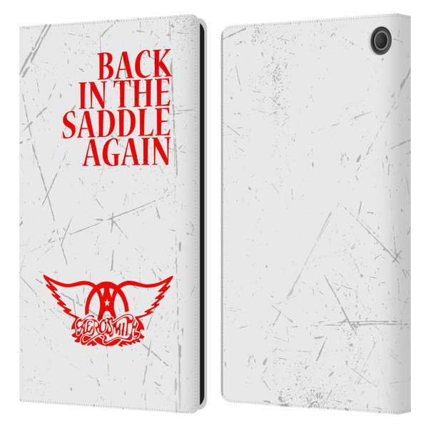 Aerosmith Classics Back In The Saddle Again Leather Book Wallet Case Cover For Amazon Fire Max 11 2023