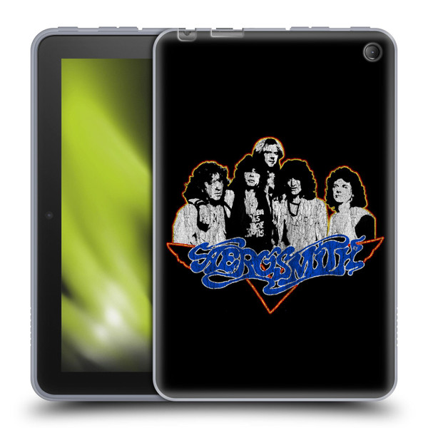 Aerosmith Classics Group Photo Vintage Soft Gel Case for Amazon Fire 7 2022