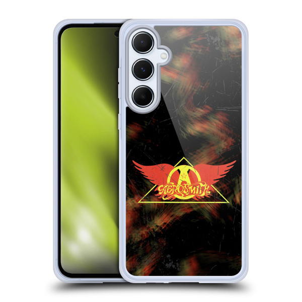 Aerosmith Classics Triangle Winged Soft Gel Case for Samsung Galaxy A55 5G