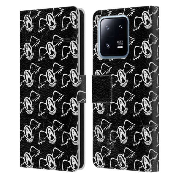 Aerosmith Classics Logo Pattern Leather Book Wallet Case Cover For Xiaomi 13 Pro 5G