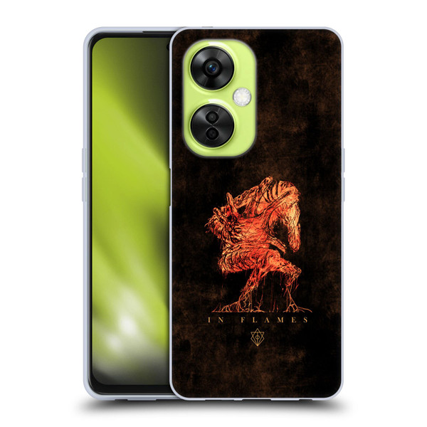 In Flames Metal Grunge Creature Soft Gel Case for OnePlus Nord CE 3 Lite 5G