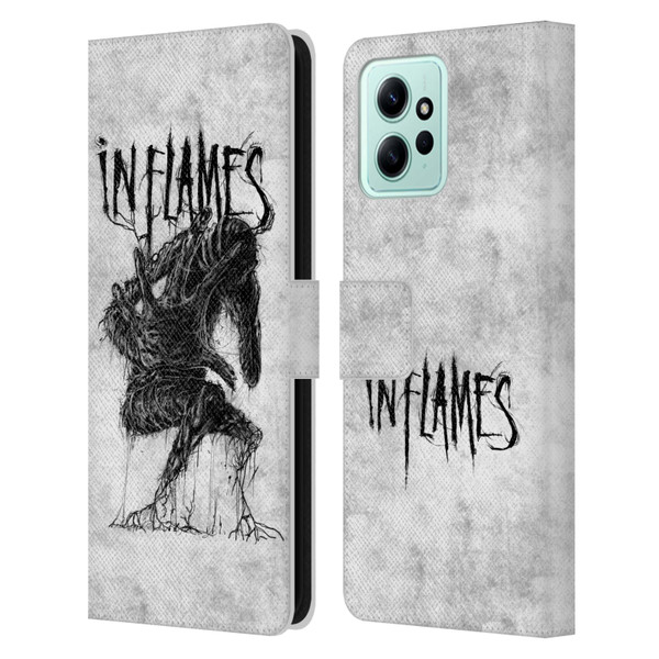 In Flames Metal Grunge Big Creature Leather Book Wallet Case Cover For Xiaomi Redmi 12