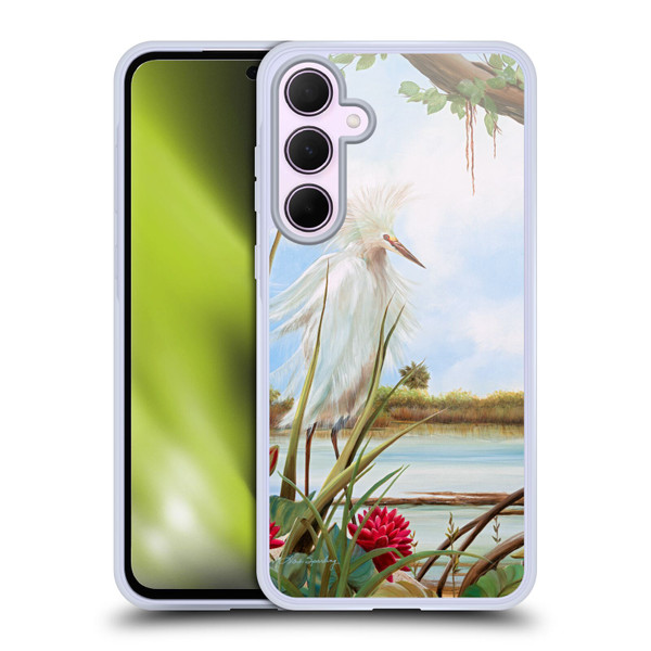 Lisa Sparling Birds And Nature All Dressed Up Soft Gel Case for Samsung Galaxy A35 5G
