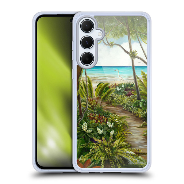 Lisa Sparling Birds And Nature Paradise Soft Gel Case for Samsung Galaxy A55 5G