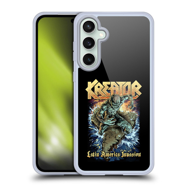 Kreator Poster Latin America Invasion Soft Gel Case for Samsung Galaxy S23 FE 5G