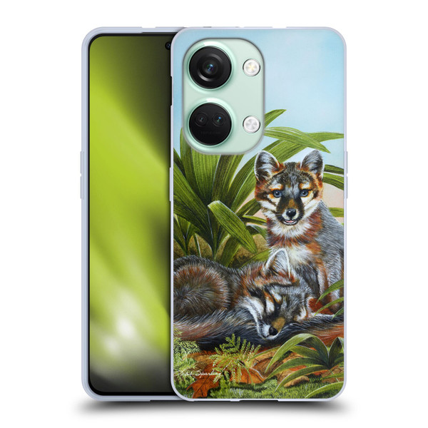 Lisa Sparling Creatures Red Fox Kits Soft Gel Case for OnePlus Nord 3 5G