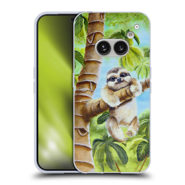 Lisa Sparling Creatures Cutest Sloth Soft Gel Case for Nothing Phone (2a)