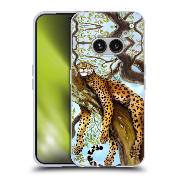 Lisa Sparling Creatures Leopard Soft Gel Case for Nothing Phone (2a)