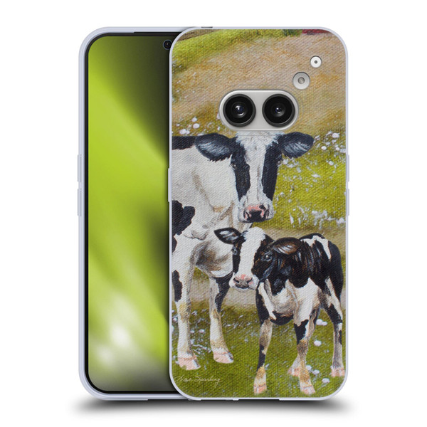 Lisa Sparling Creatures Two Cows Soft Gel Case for Nothing Phone (2a)