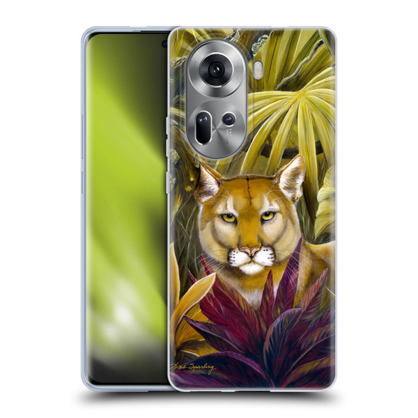 Lisa Sparling Creatures Florida Forest Panther Soft Gel Case for OPPO Reno11