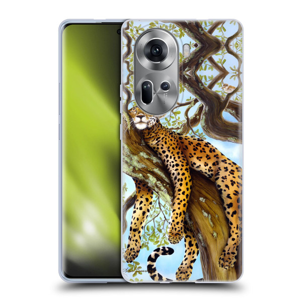 Lisa Sparling Creatures Leopard Soft Gel Case for OPPO Reno11