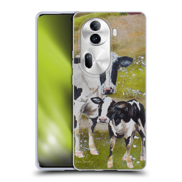 Lisa Sparling Creatures Two Cows Soft Gel Case for OPPO Reno11 Pro