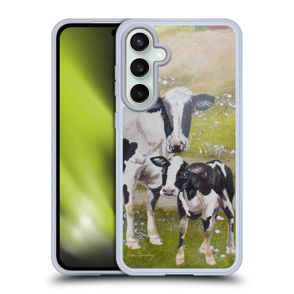 Lisa Sparling Creatures Two Cows Soft Gel Case for Samsung Galaxy S23 FE 5G