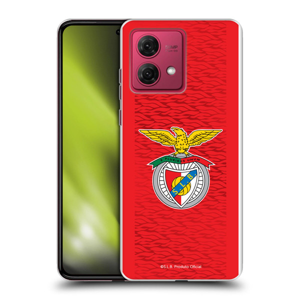 S.L. Benfica 2021/22 Crest Kit Home Soft Gel Case for Motorola Moto G84 5G