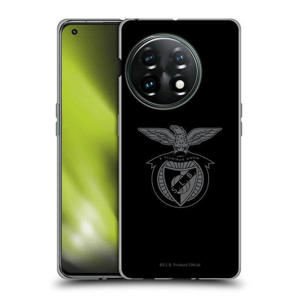 S.L. Benfica 2021/22 Crest Black Soft Gel Case for OnePlus 11 5G