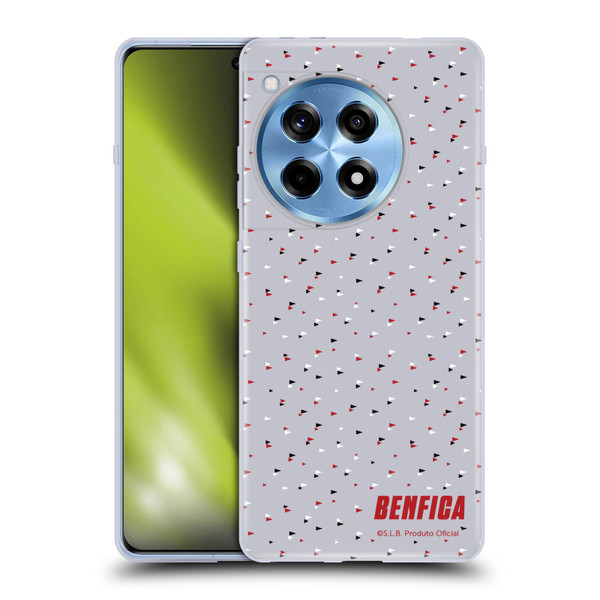 S.L. Benfica 2021/22 Crest Triangles Soft Gel Case for OnePlus 12R