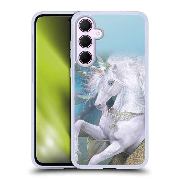 Laurie Prindle Fantasy Horse Kieran Unicorn Soft Gel Case for Samsung Galaxy A35 5G