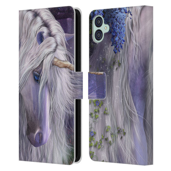 Laurie Prindle Fantasy Horse Moonlight Serenade Unicorn Leather Book Wallet Case Cover For Samsung Galaxy M04 5G / A04e