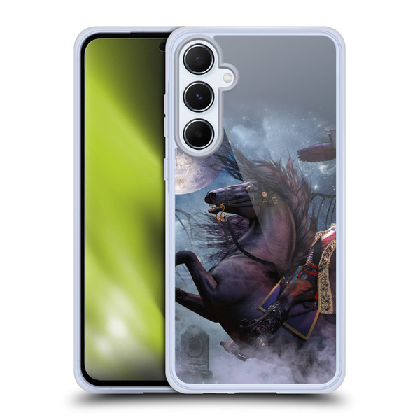 Laurie Prindle Fantasy Horse Sleepy Hollow Warrior Soft Gel Case for Samsung Galaxy A55 5G