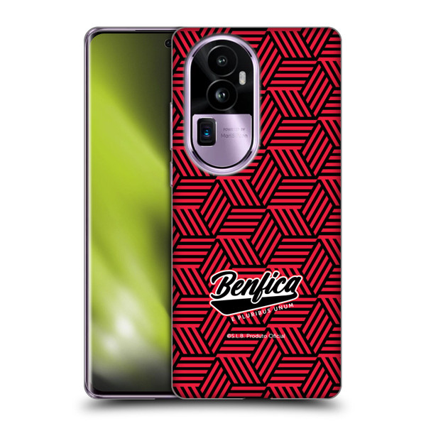 S.L. Benfica 2021/22 Crest Geometric Soft Gel Case for OPPO Reno10 Pro+