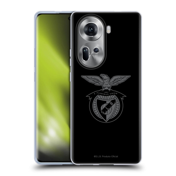 S.L. Benfica 2021/22 Crest Black Soft Gel Case for OPPO Reno11