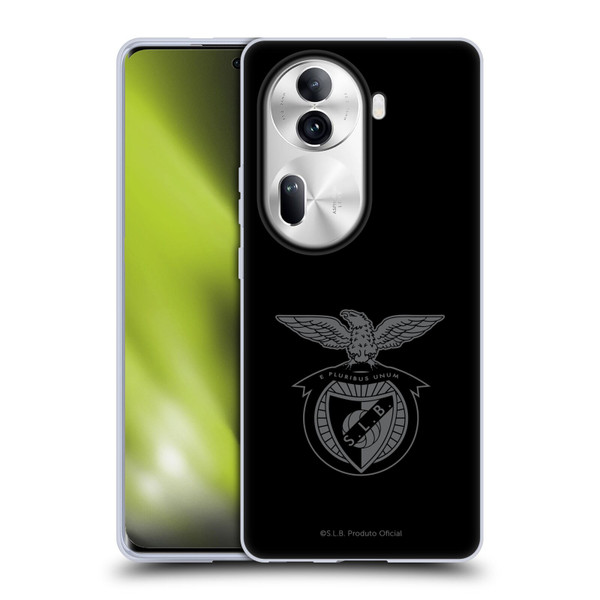 S.L. Benfica 2021/22 Crest Black Soft Gel Case for OPPO Reno11 Pro