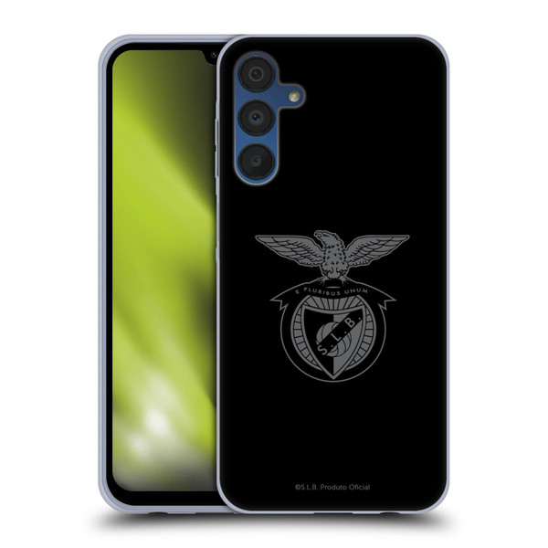 S.L. Benfica 2021/22 Crest Black Soft Gel Case for Samsung Galaxy A15