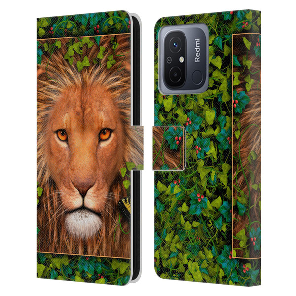 Laurie Prindle Lion Return Of The King Leather Book Wallet Case Cover For Xiaomi Redmi 12C