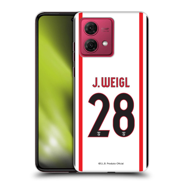 S.L. Benfica 2021/22 Players Away Kit Julian Weigl Soft Gel Case for Motorola Moto G84 5G