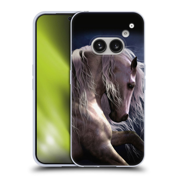 Laurie Prindle Western Stallion Night Silver Ghost II Soft Gel Case for Nothing Phone (2a)