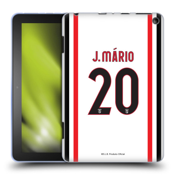 S.L. Benfica 2021/22 Players Away Kit João Mário Soft Gel Case for Amazon Fire HD 8/Fire HD 8 Plus 2020