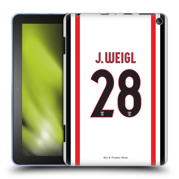 S.L. Benfica 2021/22 Players Away Kit Julian Weigl Soft Gel Case for Amazon Fire HD 8/Fire HD 8 Plus 2020