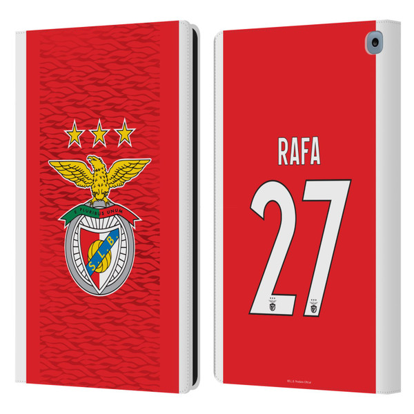 S.L. Benfica 2021/22 Players Home Kit Rafa Silva Leather Book Wallet Case Cover For Amazon Fire HD 10 / Plus 2021