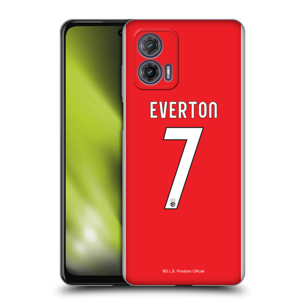 S.L. Benfica 2021/22 Players Home Kit Everton Soares Soft Gel Case for Motorola Moto G73 5G