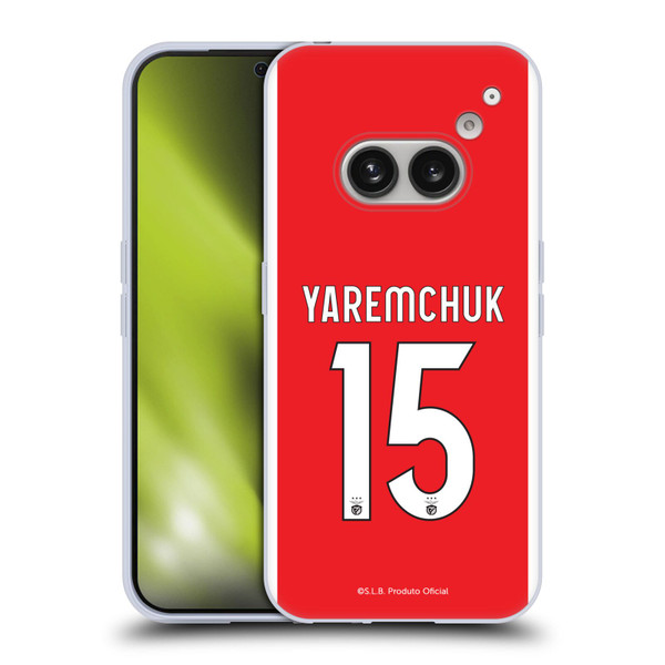 S.L. Benfica 2021/22 Players Home Kit Roman Yaremchuk Soft Gel Case for Nothing Phone (2a)