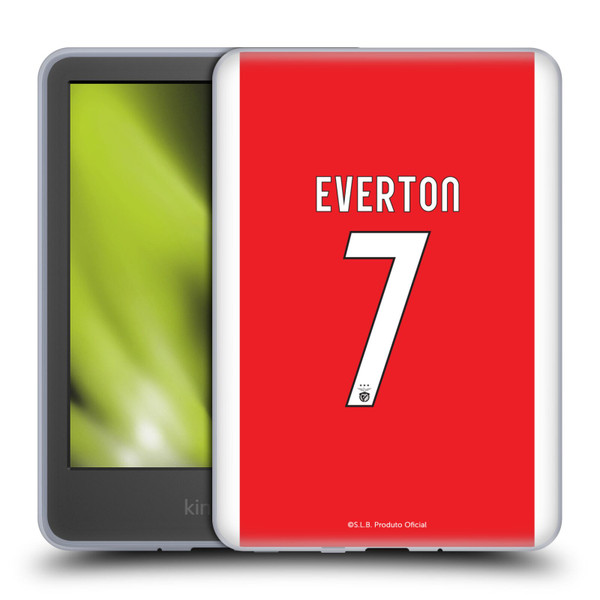 S.L. Benfica 2021/22 Players Home Kit Everton Soares Soft Gel Case for Amazon Kindle 11th Gen 6in 2022