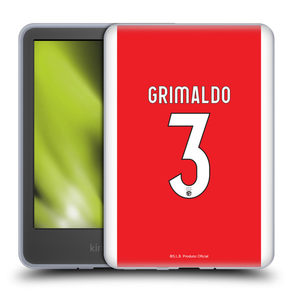 S.L. Benfica 2021/22 Players Home Kit Álex Grimaldo Soft Gel Case for Amazon Kindle 11th Gen 6in 2022