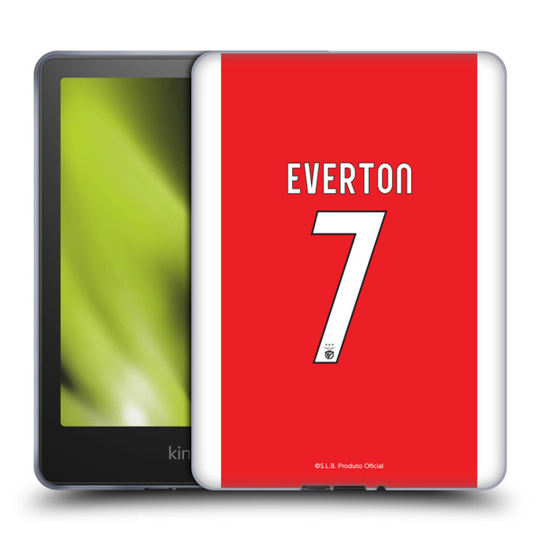 S.L. Benfica 2021/22 Players Home Kit Everton Soares Soft Gel Case for Amazon Kindle Paperwhite 5 (2021)