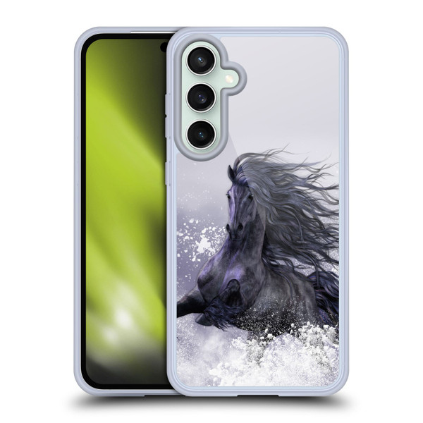 Laurie Prindle Western Stallion Winter Thunder Soft Gel Case for Samsung Galaxy S23 FE 5G