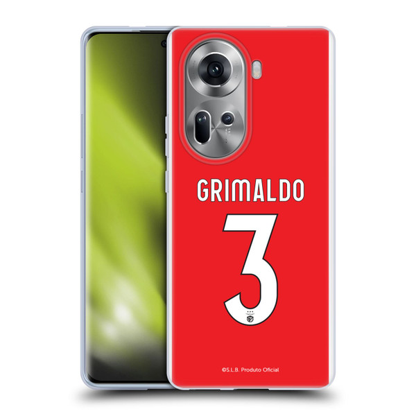 S.L. Benfica 2021/22 Players Home Kit Álex Grimaldo Soft Gel Case for OPPO Reno11