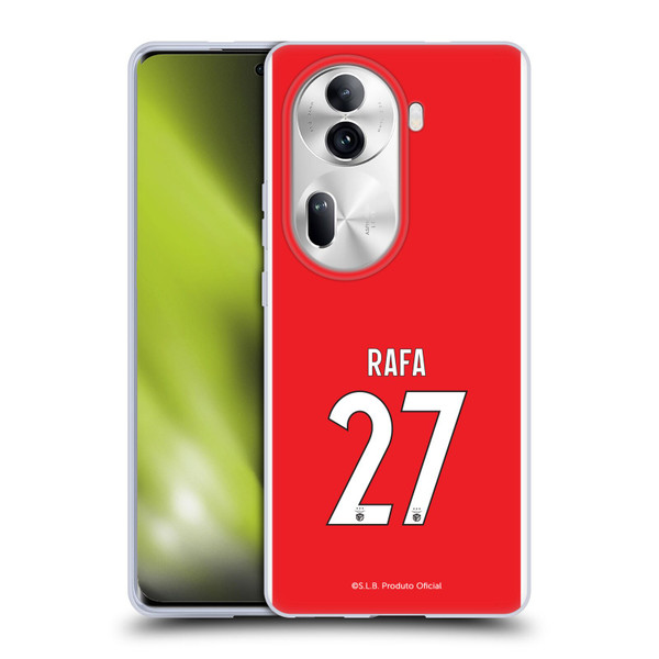 S.L. Benfica 2021/22 Players Home Kit Rafa Silva Soft Gel Case for OPPO Reno11 Pro