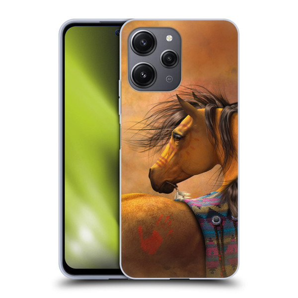 Laurie Prindle Western Stallion Kiowa Gold Soft Gel Case for Xiaomi Redmi 12