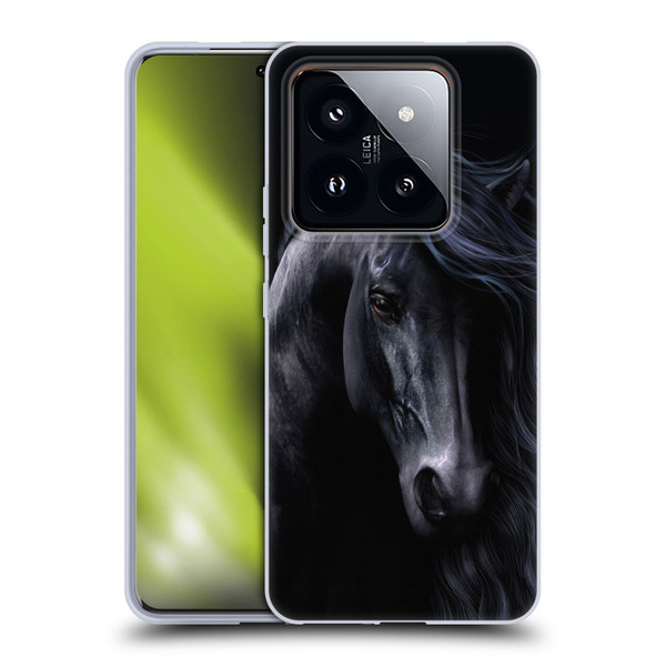 Laurie Prindle Western Stallion The Black Soft Gel Case for Xiaomi 14 Pro