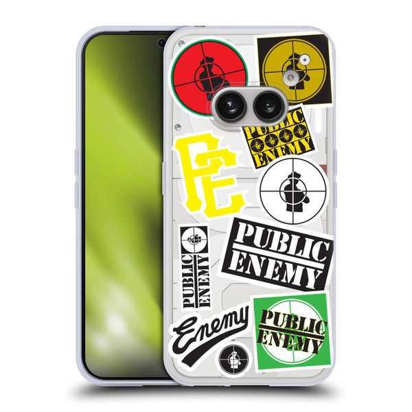 Public Enemy Graphics Collage Soft Gel Case for Nothing Phone (2a)