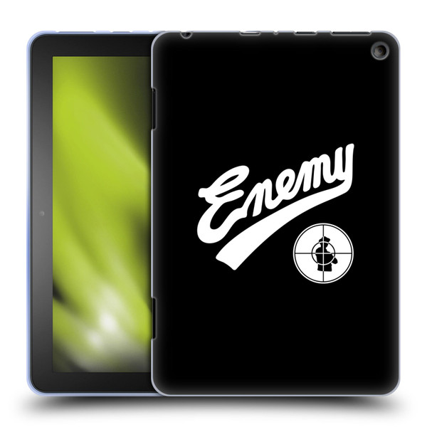 Public Enemy Graphics Logotype Soft Gel Case for Amazon Fire HD 8/Fire HD 8 Plus 2020