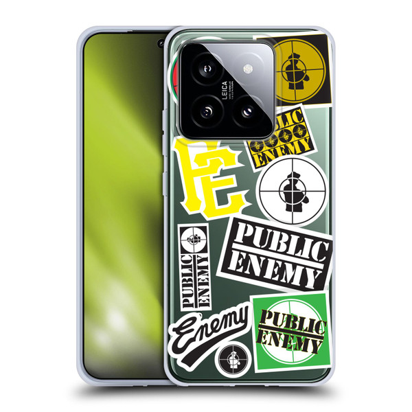 Public Enemy Graphics Collage Soft Gel Case for Xiaomi 14