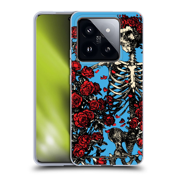 Grateful Dead Trends Bertha Skull Roses Soft Gel Case for Xiaomi 14 Pro